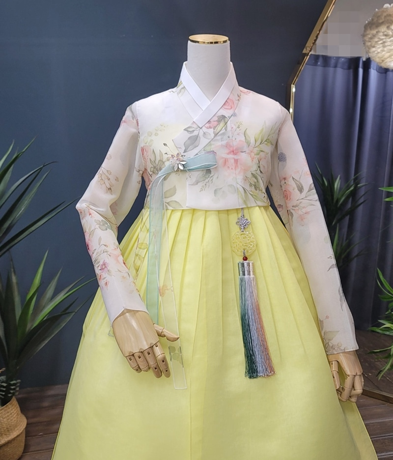 [한복대여]화사꽃아씨 신부 하객 행사 피로연 결혼식 화사한 한복